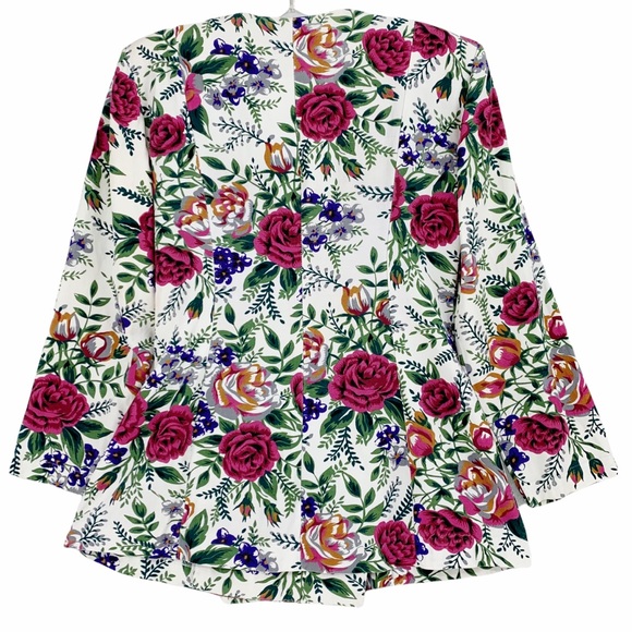 Vintage Floral Blazer by Breakin’ Loose- Made in the USA - Picture 9 of 16